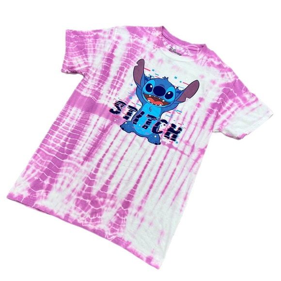 Disney Tops - Disney STITCH Tie Dye Graphic Print Women's T-Shirt Size M